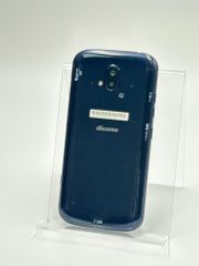 中古C】らくらくスマートフォン F-52B ネイビー SIMフリー 白ロム