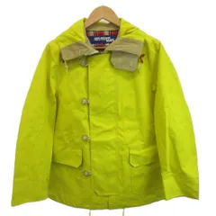 マッキントッシュ  JUNYA WATANABE COMME des GARCONS MAN ゴム引きフーデッドコート XS 黄 イエロー フード付 長袖 ハーフ丈 WG-J402 /AY ■GY53のサムネイル