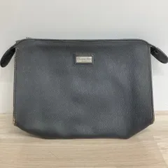 Christian Dior/クリスチャンディオール クラッチバッグ/セカンドバッグ ブラック/黒 ロゴプレート PARIS[OL00257]のサムネイル