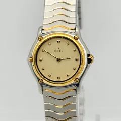 EBEL エベル クラシックウェーブ 18166708 ゴールド QZ レディース 腕時計 稼働品のサムネイル