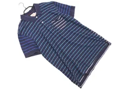 BROOKS BROTHERS ブルックスブラザーズ ボーダー ポロシャツ sizeXL/紺 ■◆ メンズのサムネイル
