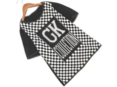 伊太利屋 GK 格子柄 サマー ニット セーター size11/黒 ■◆ レディースのサムネイル
