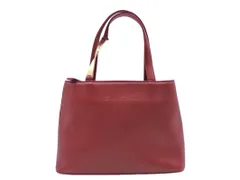 ANNE KLEIN アンクライン 本革 レザー トート バッグ 赤茶 ■■ レディースのサムネイル