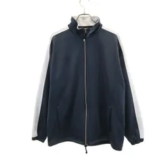 DESCENTE デサント 長袖 トラックジャケット L ネイビー ジャージ メンズ 古着のサムネイル