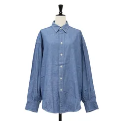 AMERICANA アメリカーナ × LAppartement 別注 シャツ ブルー サイズ:FREE 24春夏 シャンブレー シャツ CHAMBRAY SHIRT レギュラーカラー コットン トップス カジュアルシャツ【レディース】【中古】のサムネイル