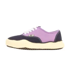 MIHARA YASUHIRO ミハラヤスヒロ サイズ:41(26cm相当) 23AW BAKER OG VL Sole Bicolor Canvas Low-top Sneaker A13FW739 パープル ネイビー スニーカー【メンズ】【中古】のサムネイル