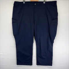 古着 カーハート Carhartt パンツ ワークパンツ ワンポイント 大きいサイズ カーゴパンツ サイドポケット W50 L30  ネイビー系 メンズのサムネイル