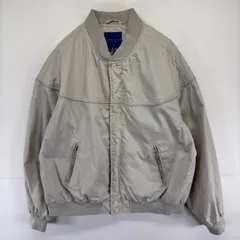古着 タウンクラフト TOWNCRAFT ジャケット フルジップ カップショルダー 大きいサイズ 2XL  グレー系 無地 メンズのサムネイル