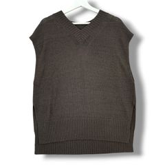 REHERSALL リハーズオール リネンフリンジベスト ハンドメイド