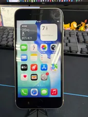 iPhone SE(第三世代) 2024年11月製造 BT:100% 64GB スターライト SIMフリー リアカメラ不調 ライト不調 付属品無しのサムネイル