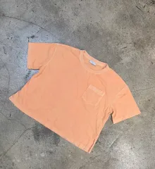 サンドロ(SANDRO) パステル オレンジ ラウンドネック 半袖Tシャツのサムネイル