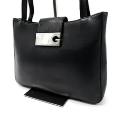 【良品】Givenchy ジバンシー トートバッグ ハンド レザー 革 シルバー金具 ブラック 黒 ユニセックス 男女兼用 ヴィンテージ vintageのサムネイル