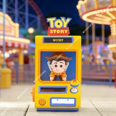 トイストーリー　ウッディ　ソーラーマスコット　フィギュア　光で揺れる　クレーンゲームバージョンのサムネイル