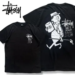 【1995 復刻】STUSSY ステューシー FALL グラフィック バックプリント Tシャツ Sサイズのサムネイル