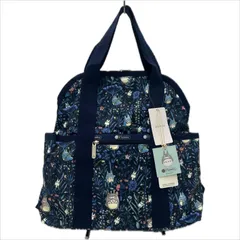 【日本未発売/未使用品/Sランク】LeSportsac/レスポートサック トトロボタニカル リュック ダブルトラブルバックパック 2way スタジオジブリ『となりのトトロ』コラボレーションモデル 69のサムネイル
