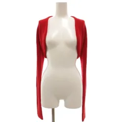 ダナキャラン DONNA KARAN ボレロ ウール S 赤 レッド 長袖 ノーカラー /SC ■GY06のサムネイル