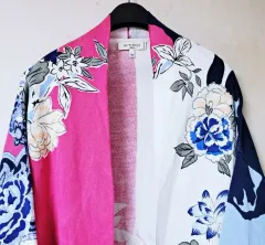 ETRO エトロ イタリア製 シルクニット オープンタイプ ロングカーディガン MYRのサムネイル