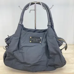 kate spade/ケイトスペード ハンドバッグ/トートバッグ ブラック/黒 ナイロン/レザーハンドル ロゴプレート レディース[ON00826]のサムネイル
