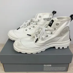 PALLADIUM/パラディウム PAMPA HI DARE ハイカットスニーカー 24.5cm ホワイト/ブラック 76258-102-M 箱付[OB04111]のサムネイル