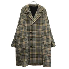 markaware マーカウェア 19AW PATAGONIAN ORGANIC WOOL CHECK SERGE RAINMAN COAT オーガニックウールチェックコート A19C-04CO01C イエロー系 2のサムネイル