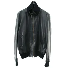 BOTTEGA VENETA ボッテガヴェネタ ラムレザーリブブルゾン  ブラック 44のサムネイル