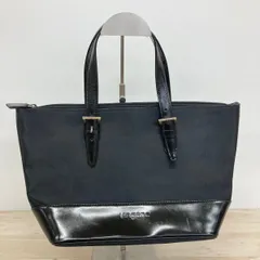 ungaro/ウンガロ トートバッグ ハンドバッグ ブラック 黒 ロゴプレート ファスナー開閉 レディース[OL00482]のサムネイル