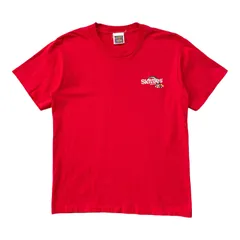 USA 古着 90S PLANET MARS スキットルズ ヴィンテージ 企業系 お菓子 Tシャツ 刺繍 レッド シングルステッチ BA6229のサムネイル