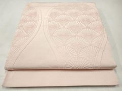 平和屋着物○男性 本場筑前博多織 角帯 間道 正絹 逸品 CABF0265ak