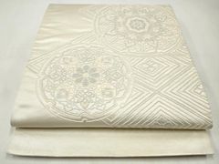 平和屋着物●男性　COMME CA　MEN　角帯　総刺繍　駒刺繍　雪華文　黒地　CABF5414hy 平和屋着物○男性 COMME CA MEN 角帯 総刺繍 駒刺繍 雪華文 黒地