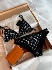 LOUIS VUITTON モノグラム ビキニボトム ブルー 38 - メルカリ