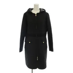 ソニアリキエル SONIA RYKIEL コレクション Collection コート 40 黒 ブラック キルティング フード 長袖 /LPのサムネイル