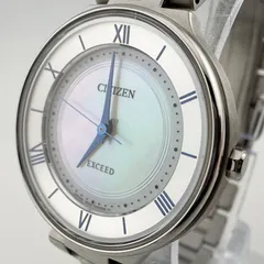 CITIZEN シチズン EXCEED エクシード Eco-Drive B035-T024581 レディース 腕時計 ソーラー 稼働品 裏蓋刻印あり【S448】のサムネイル