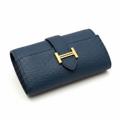 値下げ不可　エルメス✨ベアン✨スフレ✨エトゥープ　バイカラー　二つ折り　長財布 HERMES】🟥値下げ不可🟥希少（エトゥープ×ブラック）ベアンスフレ バイ