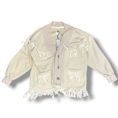 rurumu: ルルムウ Boa sleeve knit cardigan rurumu: ルルムウ Boa sleeve knit cardigan - メルカリ
