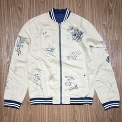 め0503木綿柿渋染手拭い古布富士山ジップアップスカジャンハンドメイド着物アロハ め0503木綿柿渋染手拭い古布富士山ジップアップスカジャンハンドメイド
