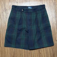 ク*ン様 90s polo by ralphlauren チェックショーツ US - メルカリ