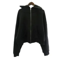 エンタイアスタジオ entire studio FULL ZIP フルジップ パーカー ジャケット ブラック 黒 S ■GY28 ES2106 P0083のサムネイル