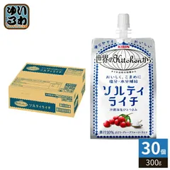 キリン 世界のKitchenから ソルティライチ 300g パウチ 30個入 熱中症対策 冷凍可能のサムネイル