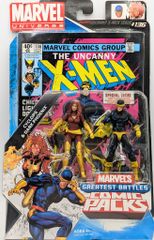 HASBRO MARVELS GREATEST BATTLES COMIC PACKS CYCLOPS & DARK PHOENIX 3.5인치