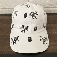 美品】A BATHING APE クロスボーン ロゴ キャップ 刺繍 日本製 - メルカリ