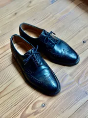【90's】25.0-25.5cm JOHN LOBB DARBY ジョンロブ ダービー 革靴のサムネイル