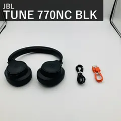 JBL ジェイビーエル TUNE 770NC ワイヤレスヘッドホン JBLT770NCBLK ブラック オーバーイヤー ノイズキャンセリング Bluetooth マルチポイント 40mmドライバー 最大70時間再生 3.5mmケーブル付属 国内正規品のサムネイル