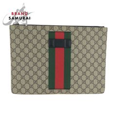 GUCCI オールドグッチ GGスプリーム シェリーライン クラッチバッグ