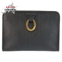 美品 Christian Dior クリスチャンディオール トロッター オーバル ブラック クラッチバッグ セカンドバッグ レディース 602234【中古】のサムネイル