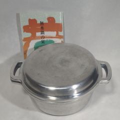 骨董品 HATOYA はとや 蔵王印 蔵王釜 22cm 未使用 羽釜 レトロ - メルカリ