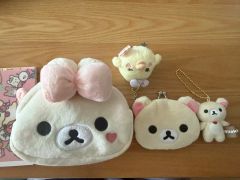 キャラクターグッズ コリラックマ うさぎ マスコット 巾着 コイン