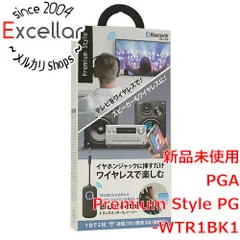[bn:18] PGA　Bluetooth トランスミッター/レシーバー Premium Style　PG-WTR1BK1　ブラックのサムネイル