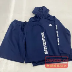 02w26638 東京ヤクルトスワローズ 2025 スワローズクルー入会記念品 フーディセットアップ サイズ:XL メンズ パーカー ネイビー 現状品【中古品】のサムネイル