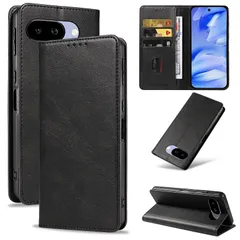 【新品】 QUEASON【pixel 10a 用 ケース 手帳型】マグネット式 グーグルピクセル10a 用 ケース 手帳型 スタンド機能 ピクセル10a 用 カバー カード収納 ぐーくるぴくせる10a 用 カバー 耐衝撃 落下防止 防塵（ブラック） 1のサムネイル