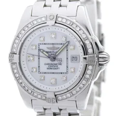 ブライトリング (BREITLING) ギャラクティック 32 ダイヤモンド シェル文字盤 ステンレススチール クォーツ レディース 時計 A71356 (外装仕上げ済み)のサムネイル